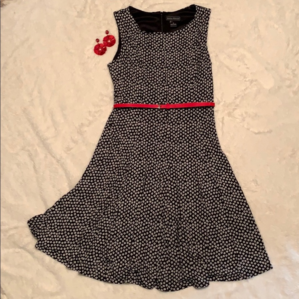 Jessica Howard dress with jacket and belt!  🖤🤍❤️